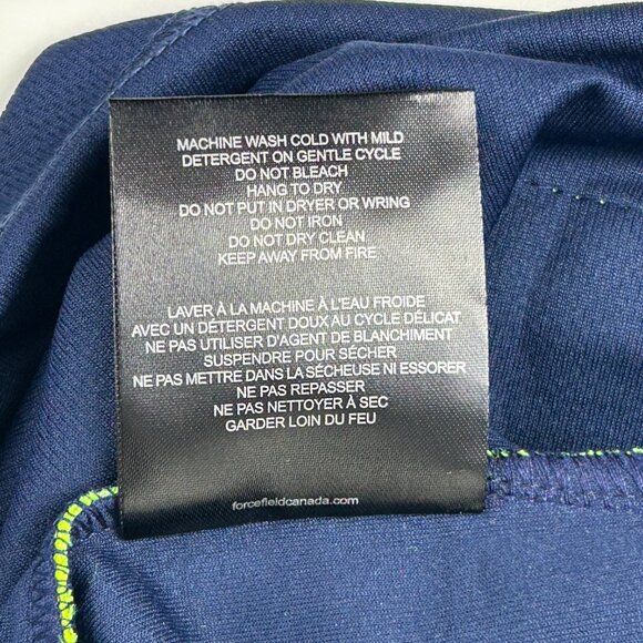 Safety Shirt Mens‎ XL Long Sleeve Reflective Jersey Navy Green Pepsi - Picture 13 of 14